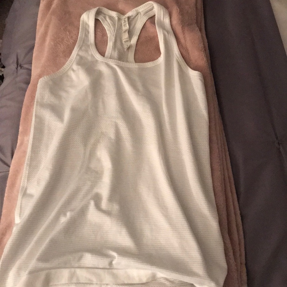 Size 8 Lululemon white tank